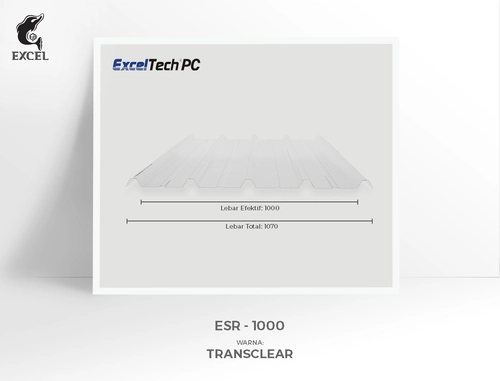 atap transparan ESR-1000-PC